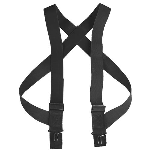 Mil-Tec US Type Suspenders with Hook, Black