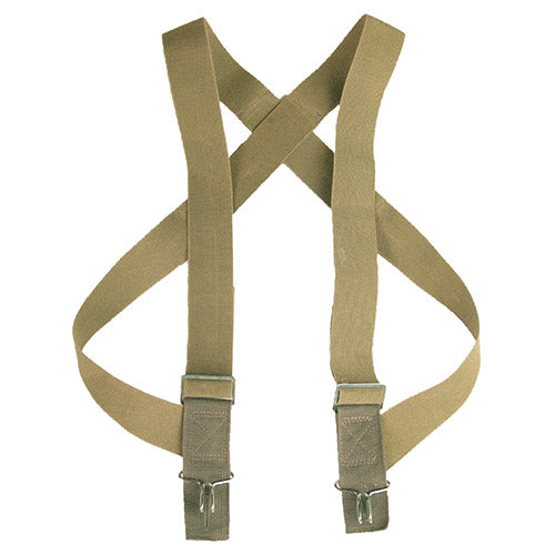 Mil-Tec Suspenders US Type with Hook, Coyote