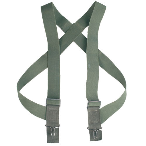 Mil-Tec US Type Suspenders with Hook, Olive