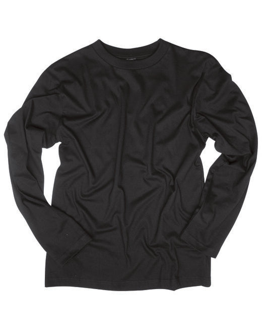Mil-Tec Long Sleeve T-Shirt, Black