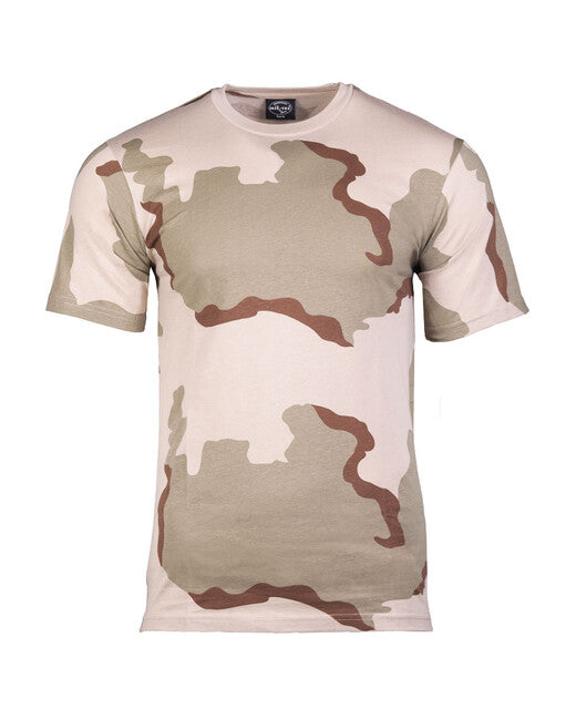 Mil-Tec T-Shirt Short Sleeve 3-Color Desert