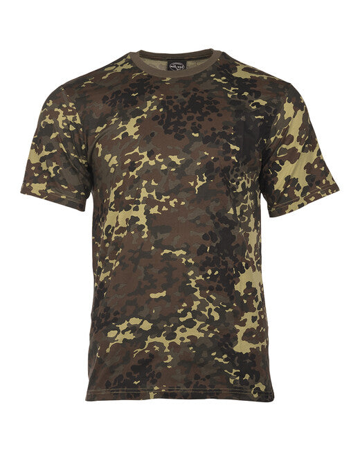 Mil-Tec T-Shirt Short Sleeve Flecktarn