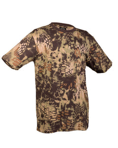 Mil-Tec T-Shirt Short Sleeve, Mandara Wood