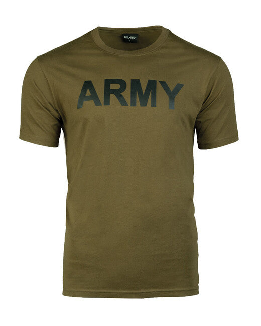 Mil-Tec Army T-Shirt Short Sleeve, Olive