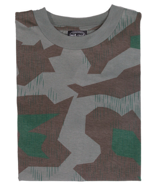 Mil-Tec T-Shirt Short Sleeve WH Splinter Camo