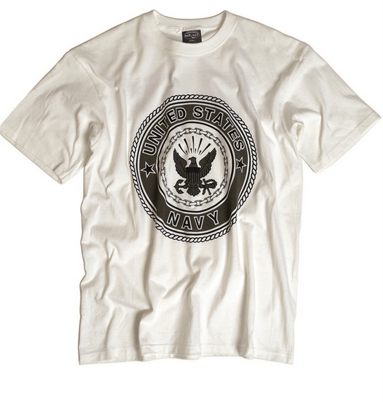 Mil-Tec US Navy White T-Shirt