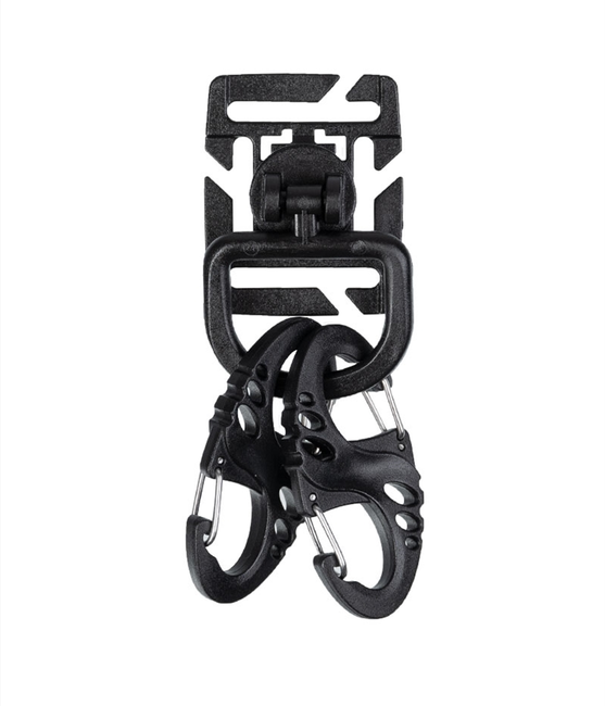 Mil-Tec Ultimate Tactical Carabiner Set, Black