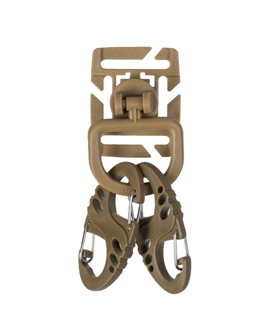 Mil-Tec Ultimate Tactical Carabiner Set, Coyote