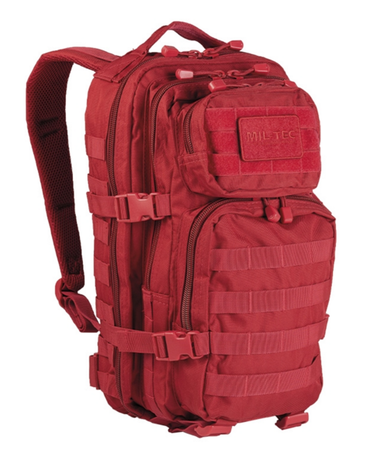 Mil-Tec US Assault Small Backpack, Red, 20L