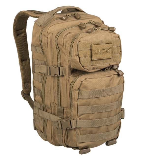 Mil-Tec US Assault Small Backpack, Coyote, 20L