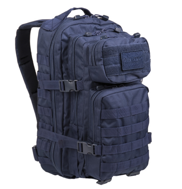 Mil-Tec US Assault Small Backpack, Navy Blue, 20L