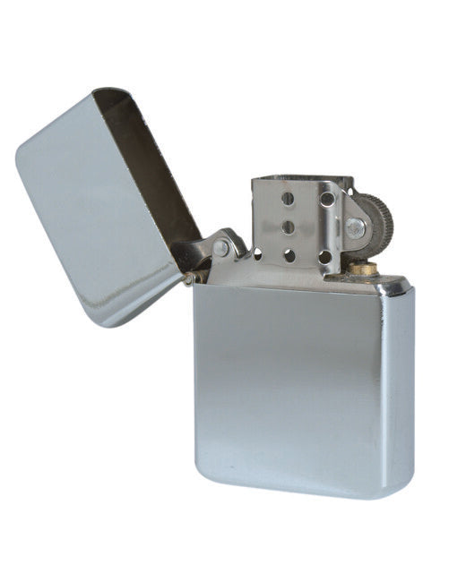 Mil-Tec US Gasoline Lighter, Chrome