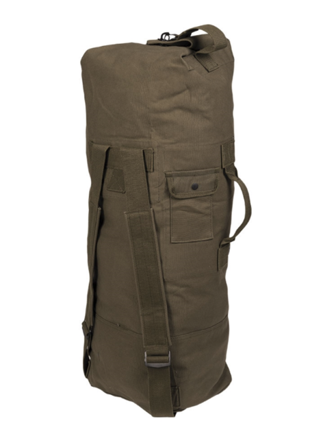 Mil-Tec US Duffle Bag with Two Straps, Olive 75L