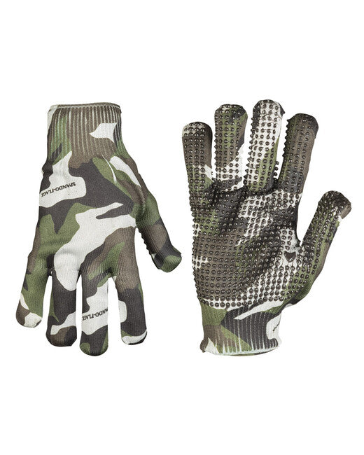 Mil-Tec US Gripper Gloves Spandoflage®, Woodland