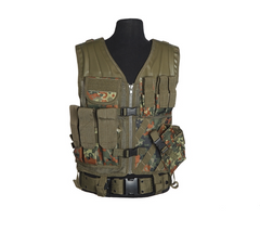 Mil-Tec USMC Αμάνικο Γιλέκο Τακτικό με Ζώνη Μέσης, Flecktarn