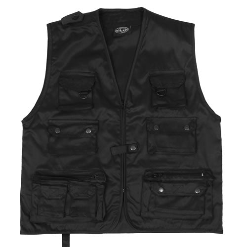 Mil-Tec Jagd Hunting Vest, Black