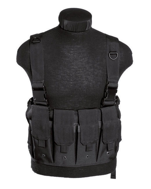 Mil-Tec MAG CHEST RIG Tactical Vest, Black