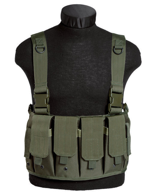 Mil-Tec MAG Chest Rig Tactical Vest, Olive