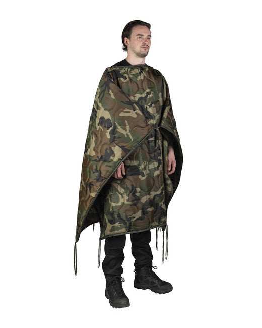 Mil-Tec Poncho Liner 210 x 150 cm, Woodland