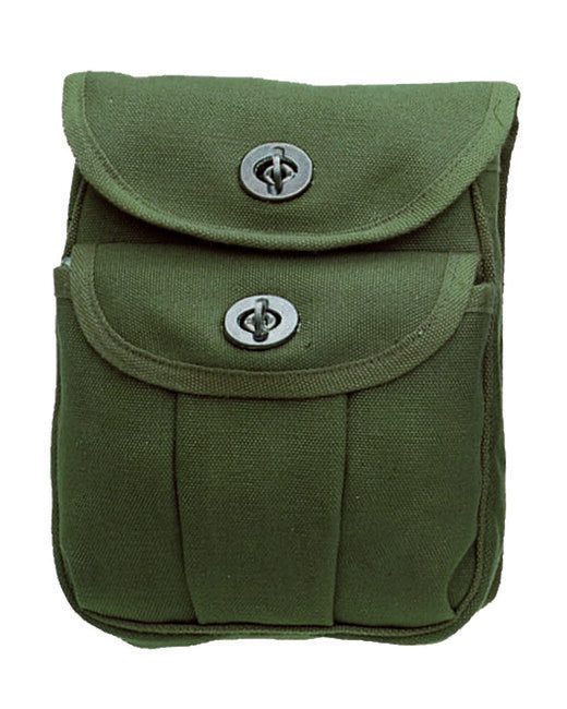 Mil-Tec Ranger Canvas Pouch Belt, Olive