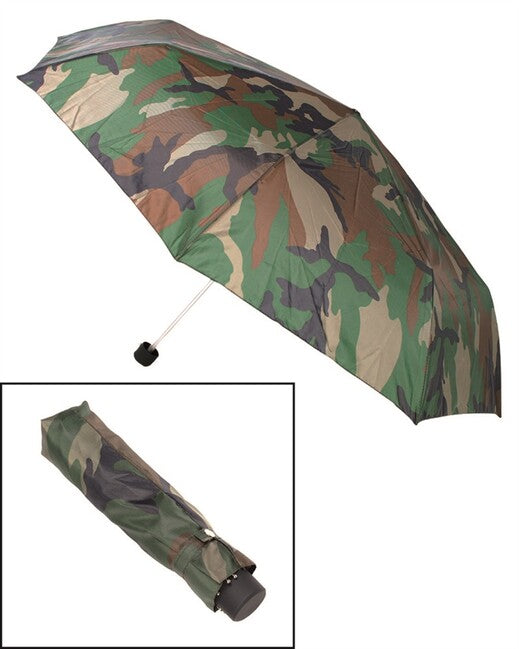 Mil-Tec Folding Umbrella, Woodland
