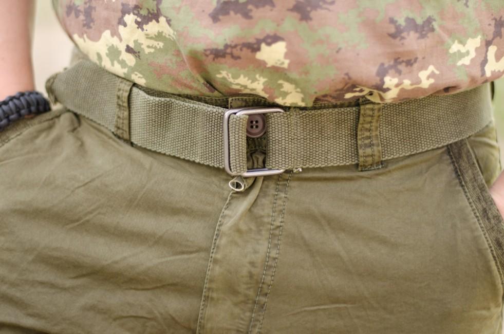 Mil-Tec Vintage Shorts Prewash, Olive