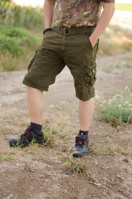 Mil-Tec Vintage Shorts Prewash, Olive