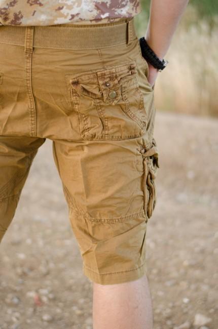 Mil-Tec Vintage Shorts Prewash Coyote