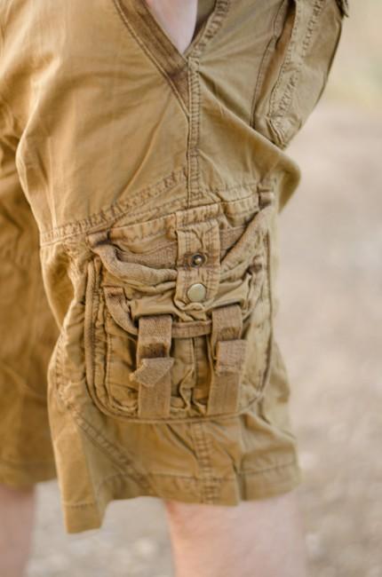 Mil-Tec Vintage Shorts Prewash Coyote