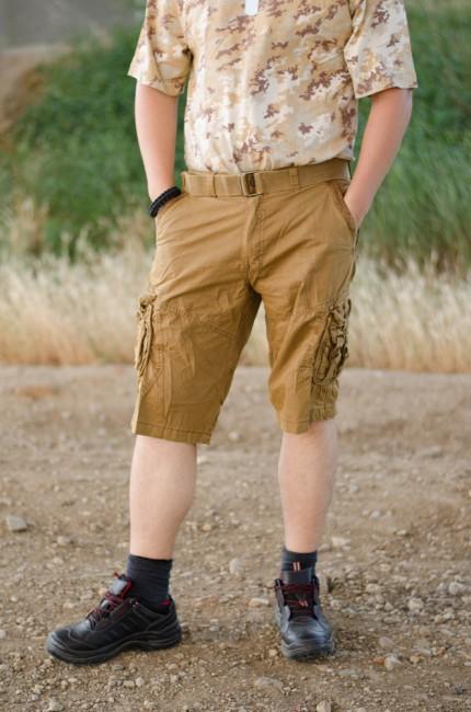 Mil-Tec Vintage Shorts Prewash Coyote