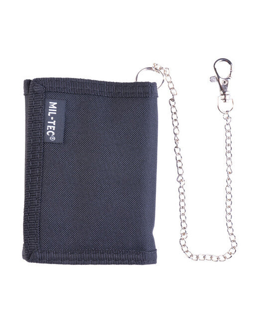 Mil-Tec Wallet with Chain, Black
