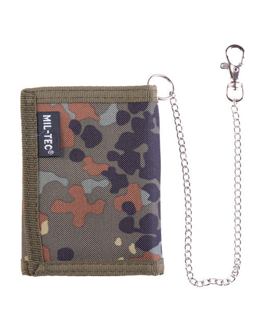 Mil-Tec Wallet with Chain, Flecktarn