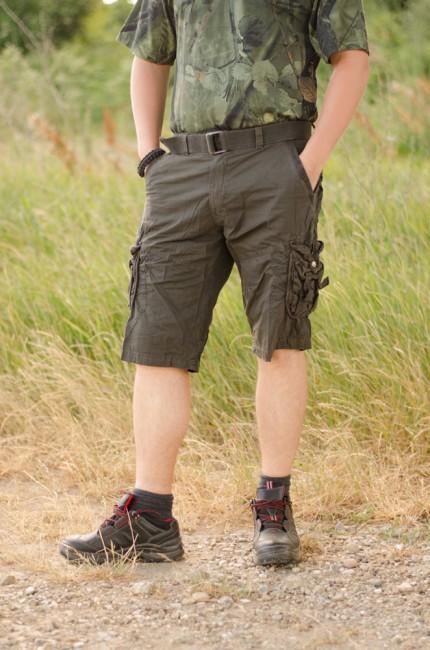 Mil-Tec Vintage Shorts Prewash Black