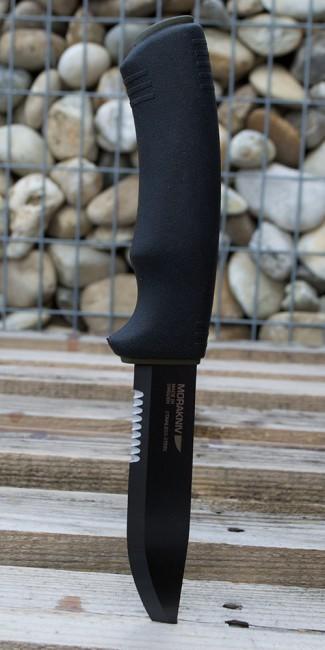 Mora of Sweden Bushcraft SRT Knife, Black