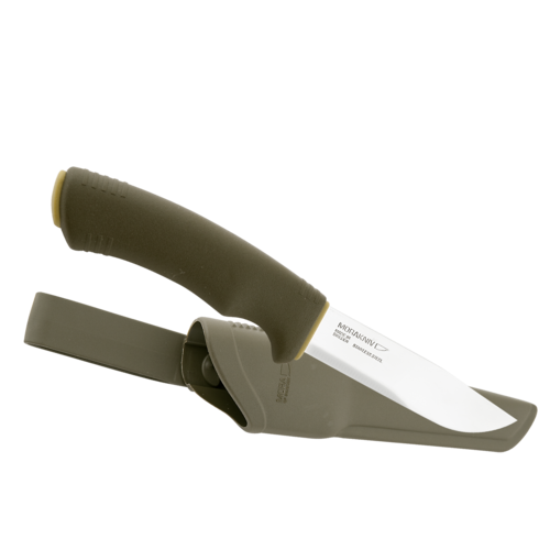 Morakniv Bushcraft Forest Outdoor Knife, Olive Green