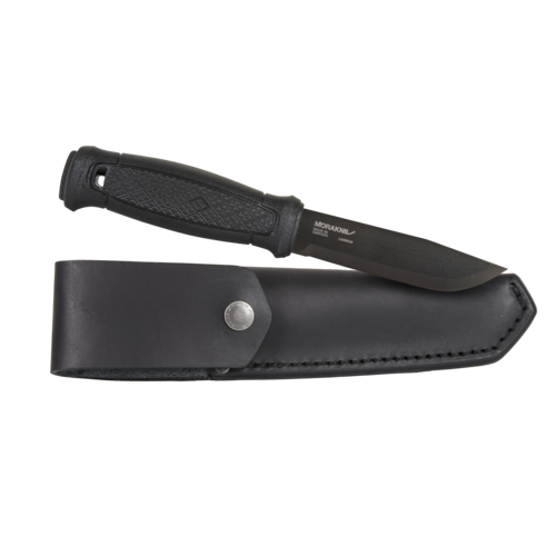 Morakniv Garberg Outdoor Knife with Leather Sheath, Black