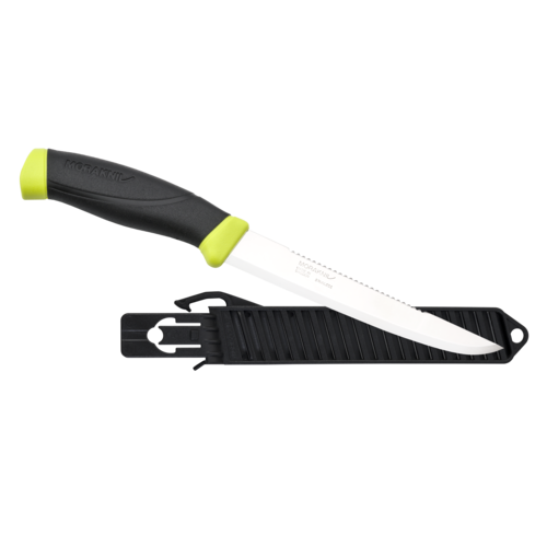 Morakniv Rybársky nôž Fishing Comfort Scaler 150, čierna/limetková