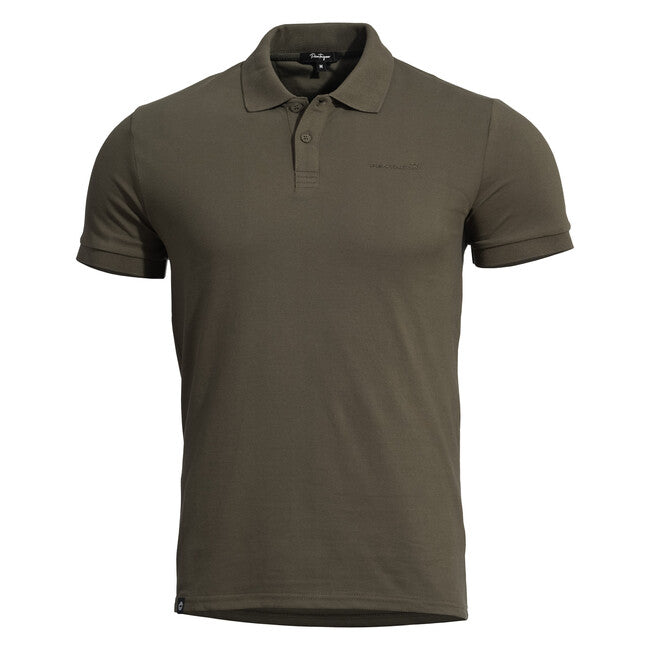 Pentagon Moth Piquet Polo Shirt, Midnight Blue