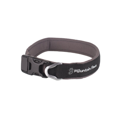 Mountain Paws Dog Collar, Black