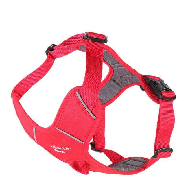 Mountain Paws Padded Dog Harness Small, Red