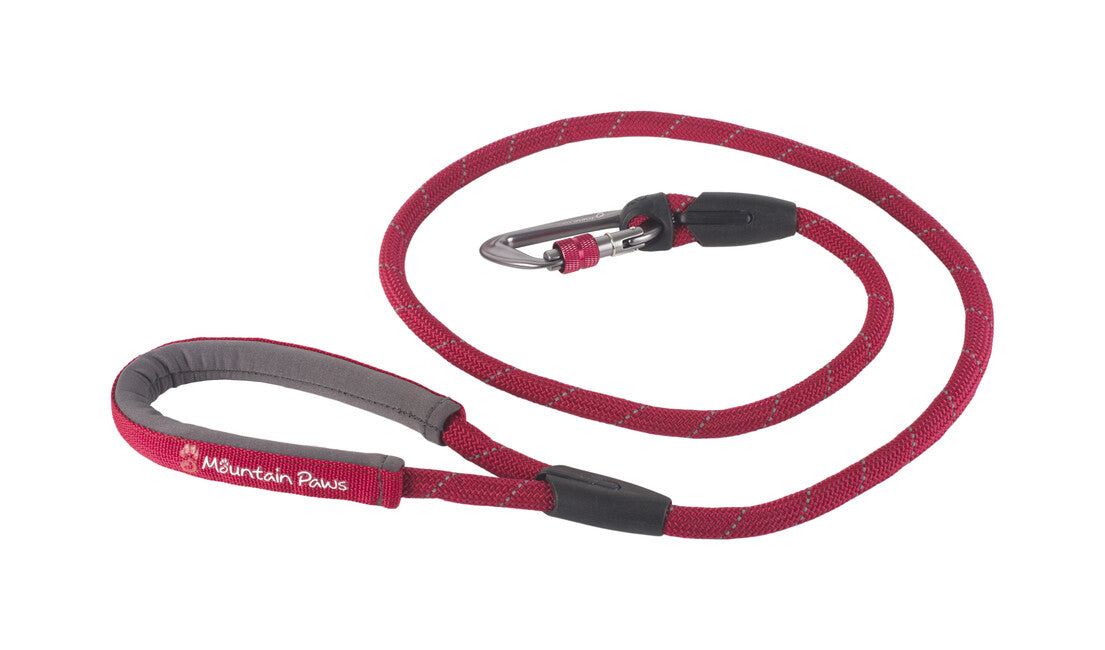 Mountain Paws Rope Lead, Red