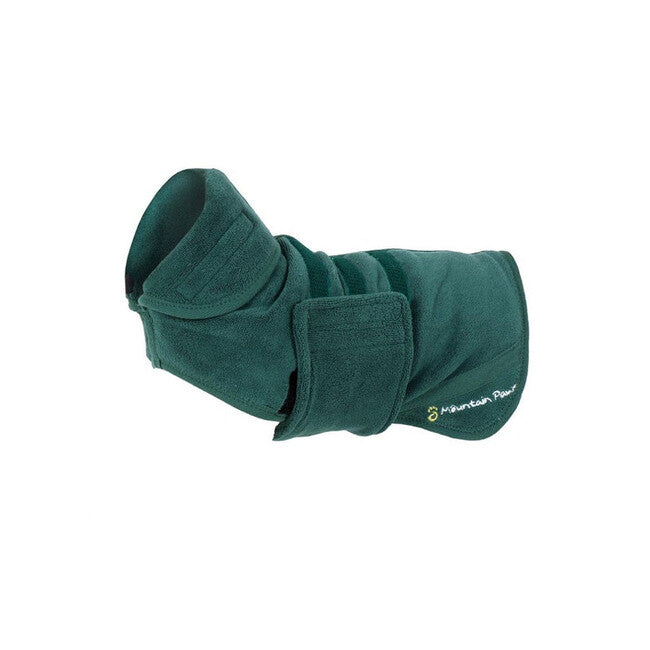 Mountain Paws Dog Robes, Green, Medium