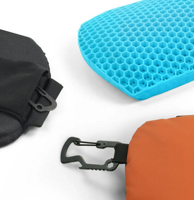 Mosh Kamper Outdoor Seat Pad, Orange/Black