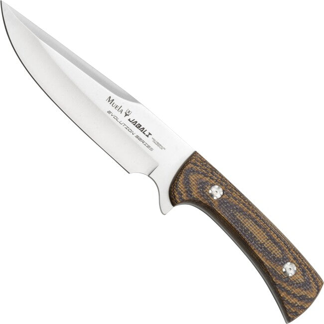 MUELA Jabali Micarta Mustard Fixed Blade Knife