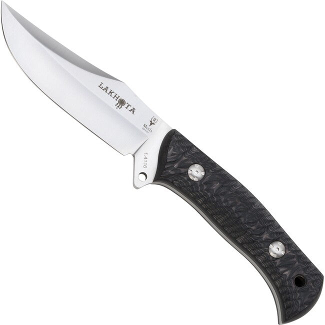 MUELA Lakhota 62030 Fixed Blade Knife, Black