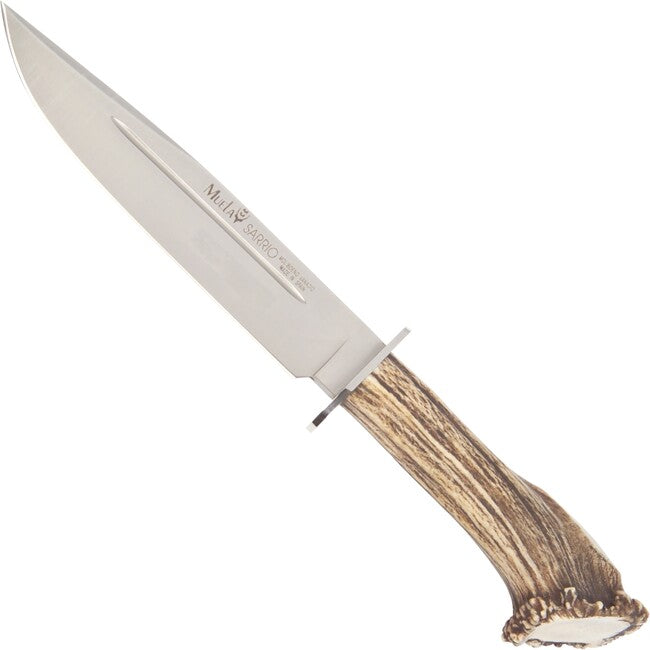 MUELA Sarrio Fixed Blade Knife, Hirschhorn