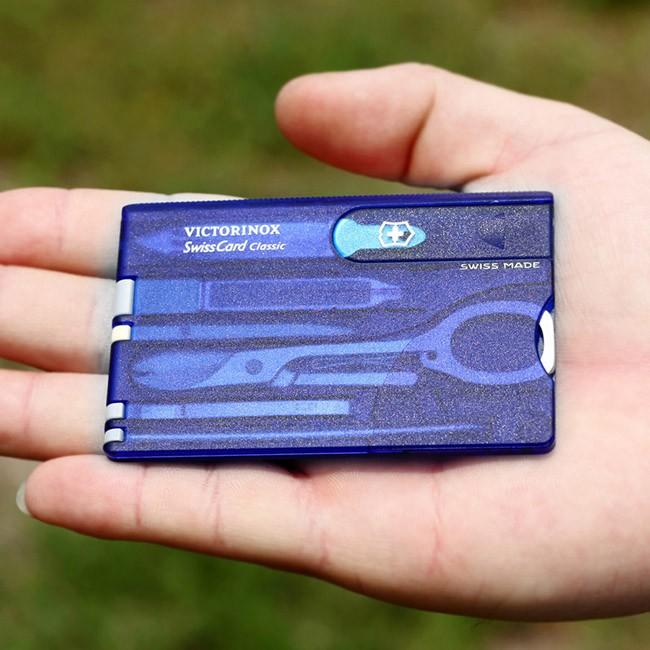 Victorinox SwissCard Multifunction Card 10-in-1 1 m, Navy Blue