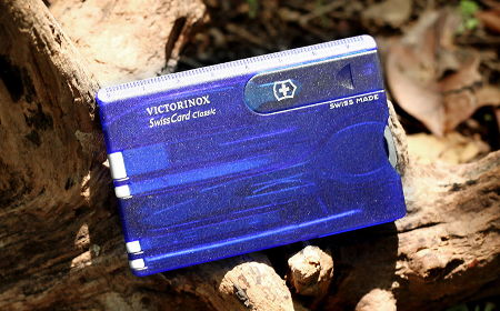 Victorinox SwissCard Multifunction Card 10-in-1 1 m, Navy Blue