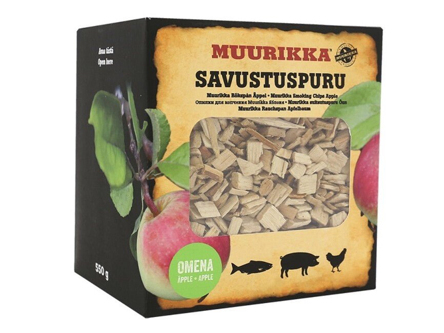 Muurikka Smoking Chips 550g, Apple