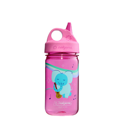 Nalgene Grip-n-Gulp Sustain Water Bottle 0.35L with Cap, Pink
